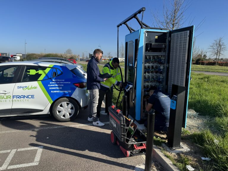 Reseau Sûr France - Borne de recharge électriques